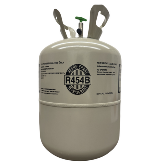 R454B 22 lb refrigerant cylinder — representative product photo; listing includes 1 cylinder(s)