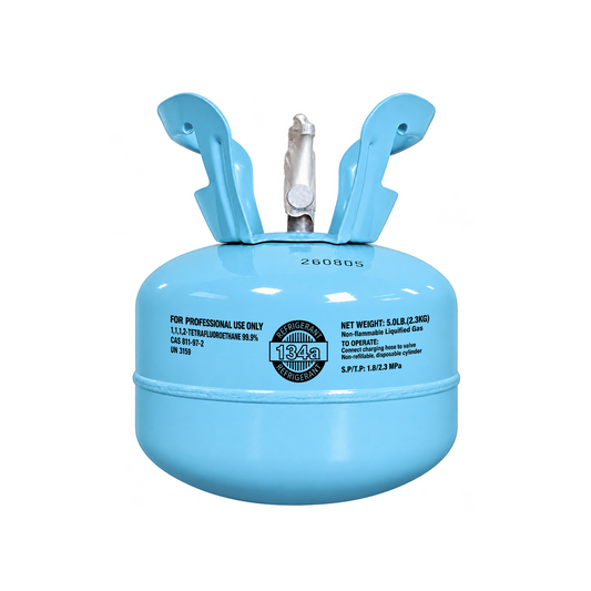 R134A 5 lb refrigerant cylinder — representative product photo; listing includes 1 cylinder(s)