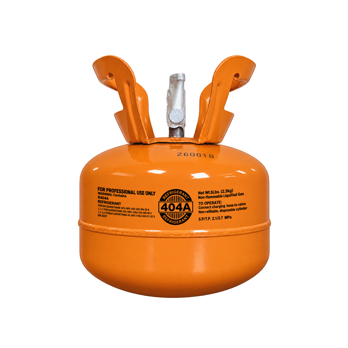 R404A 5 lb refrigerant cylinder — representative product photo; listing includes 1 cylinder(s)